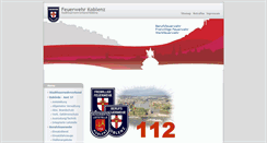 Desktop Screenshot of feuerwehr-koblenz.de